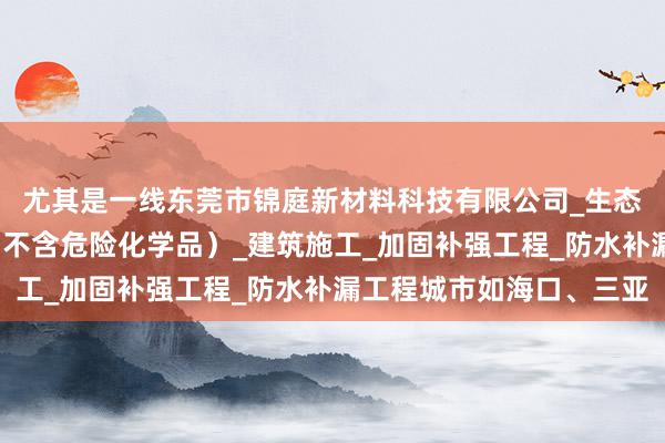 尤其是一线东莞市锦庭新材料科技有限公司_生态环境材料_建筑材料（不含危险化学品）_建筑施工_加固补强工程_防水补漏工程城市如海口、三亚
